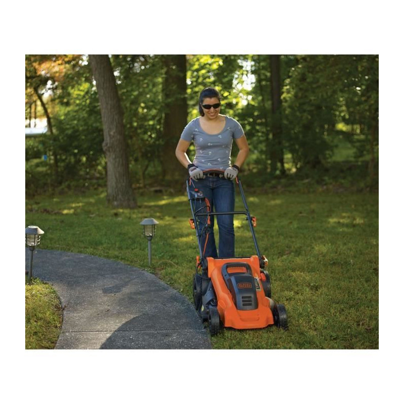Electric mower 48cm LM2000 -QS Black+Decker - 7 adjustable heights fro