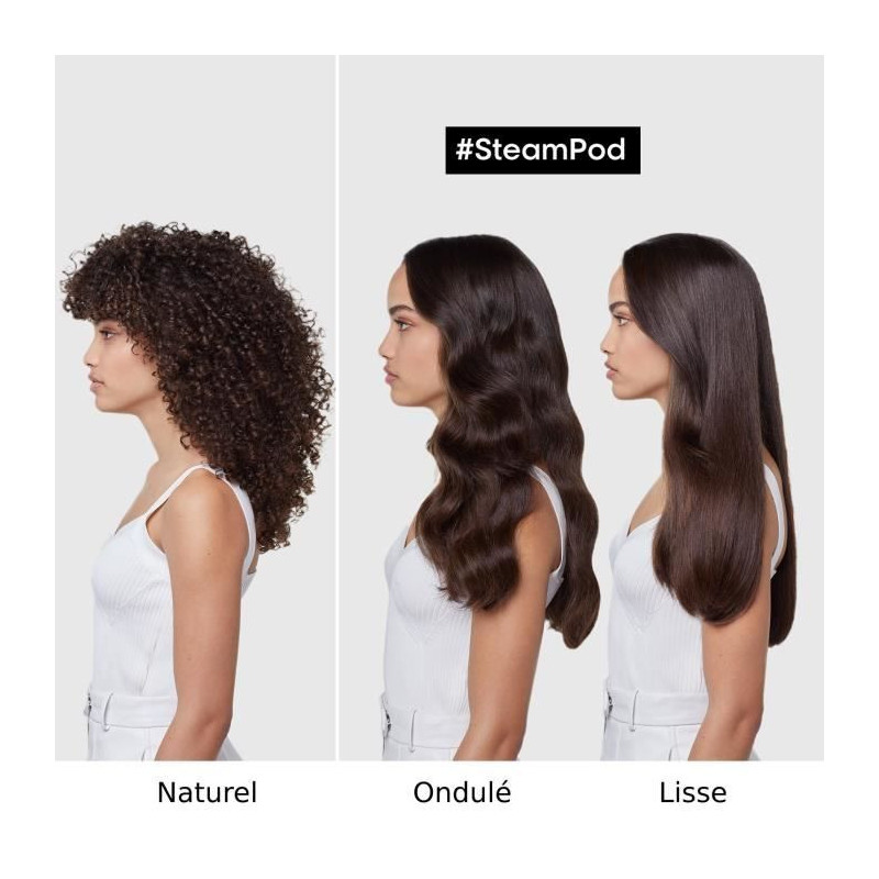Steampod 4.0 - Steam straightener - High resistance ceramic plate - L'