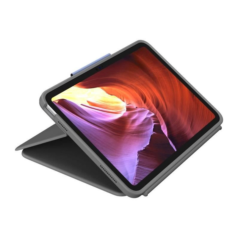 Ultra-protective Keyboard Case - LOGITECH - Rugged Folio - For iPad (7