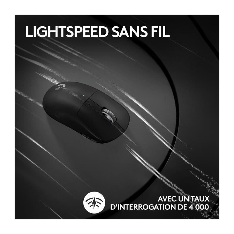 Gaming mouse - Wireless - Logitech G - G PRO X 2 Superlight - Black