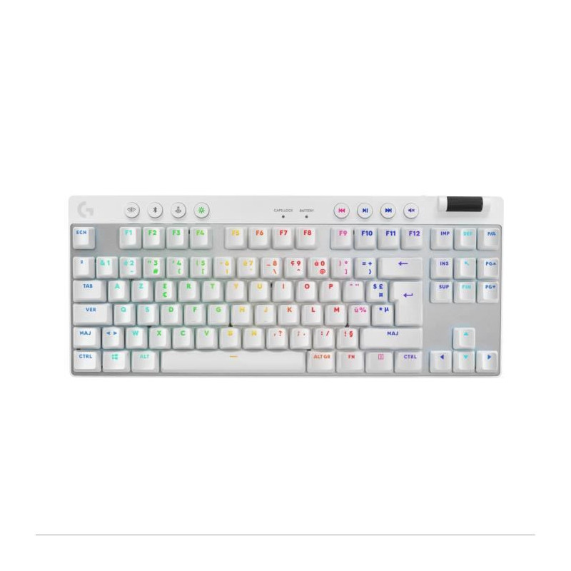 Logitech G PRO X TKL LIGHTSPEED Wireless Keyboard - White
