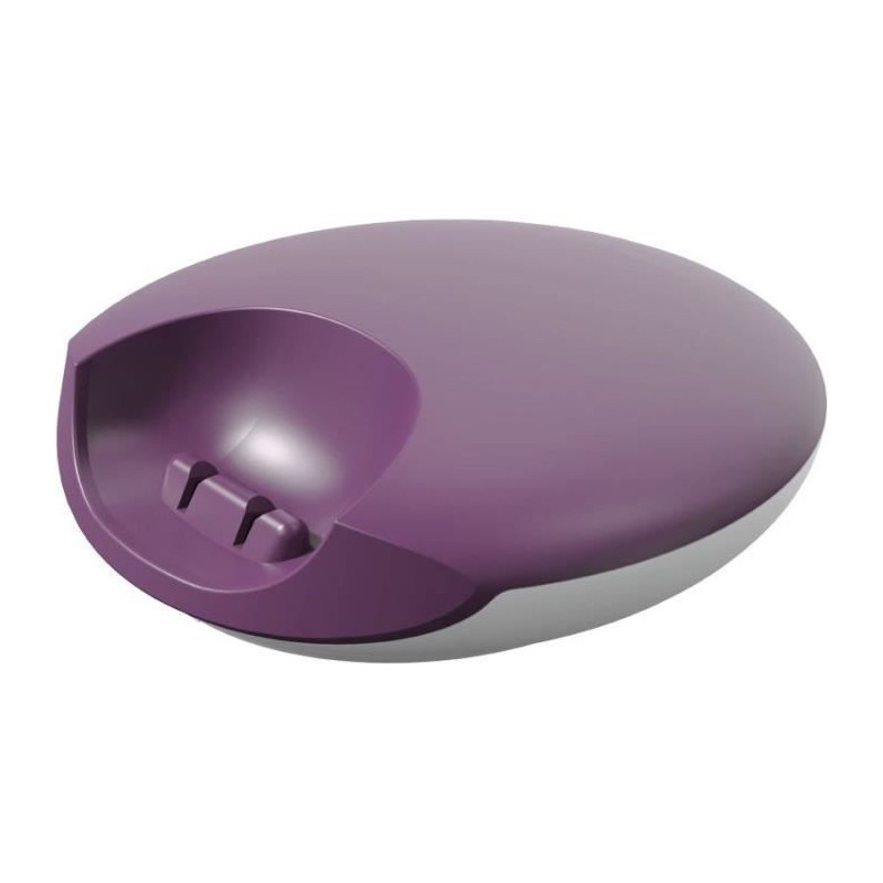 Cordless landline telephone - LOGICOM - DECT ILOA 150 SOLO - Aubergine