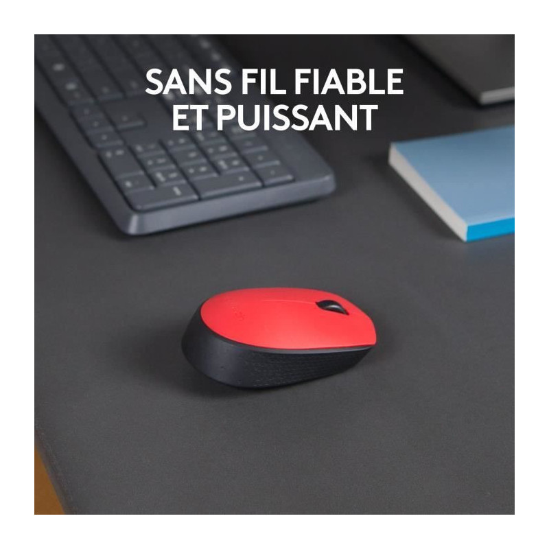 LOGITECH Wireless Mouse M171 Red