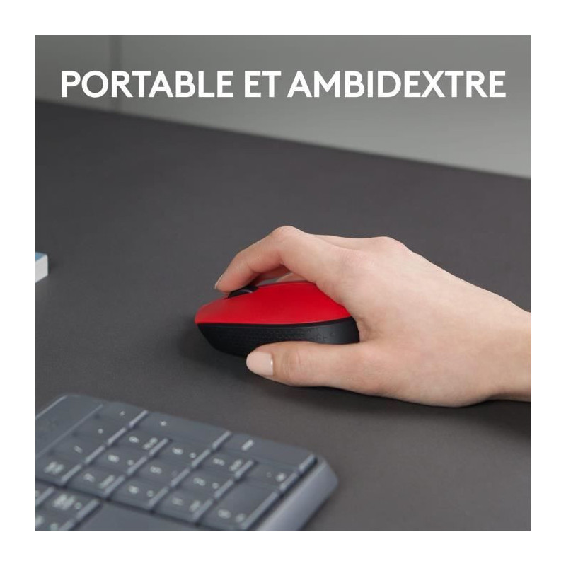 LOGITECH Wireless Mouse M171 Red