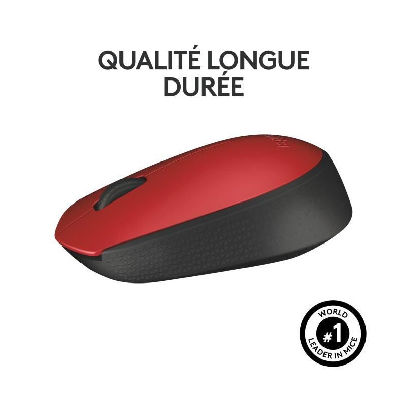 LOGITECH Wireless Mouse M171 Red