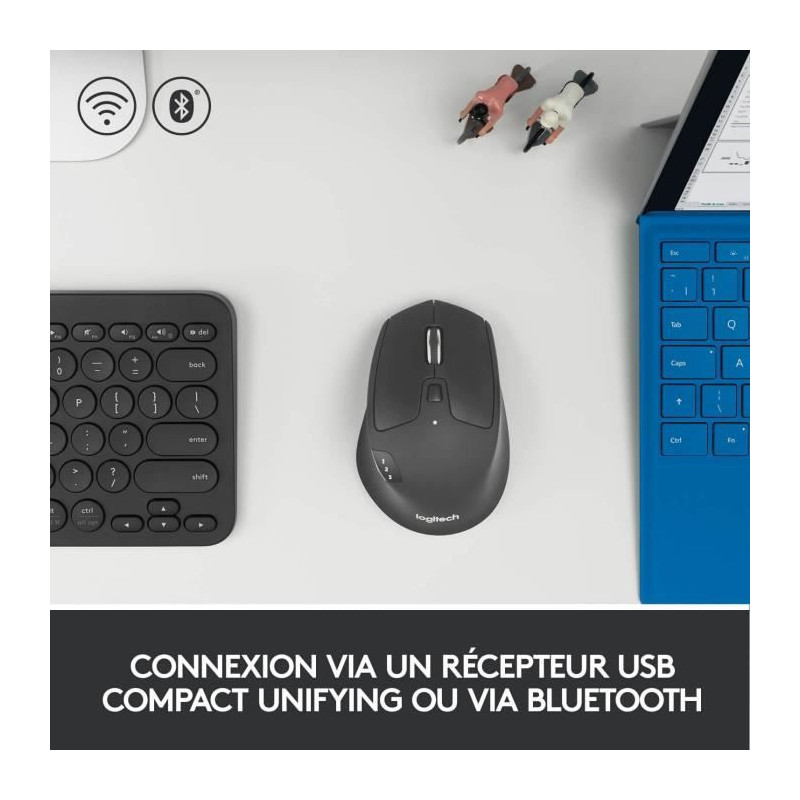 LOGITECH Wireless Mouse M720 Triathlon - Black