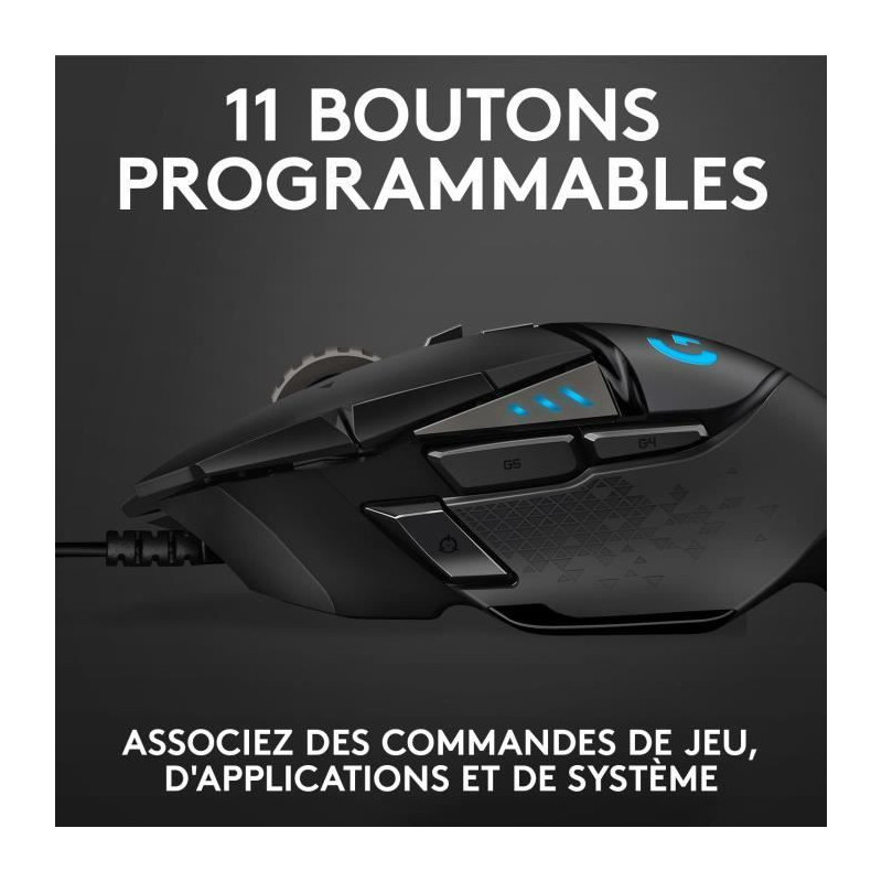 Logitech G502 HERO Souris Gaming