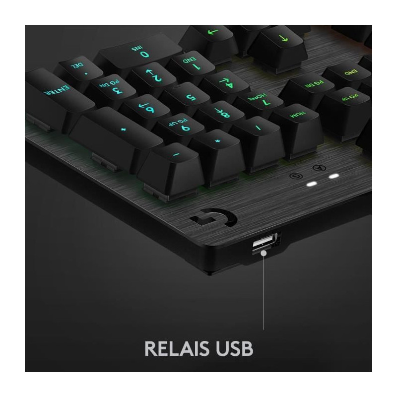 LOGITECH G - Lightsync G512 Keyboard - Carbon