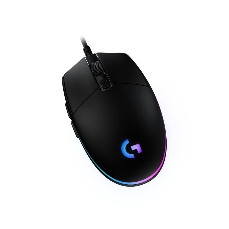 Logitech - G203 LightSync RGB Gaming Mouse - Black