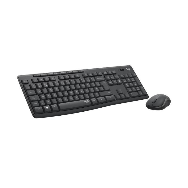 LOGITECH - Keyboard Combo - Wireless Mouse and Silent - MK295