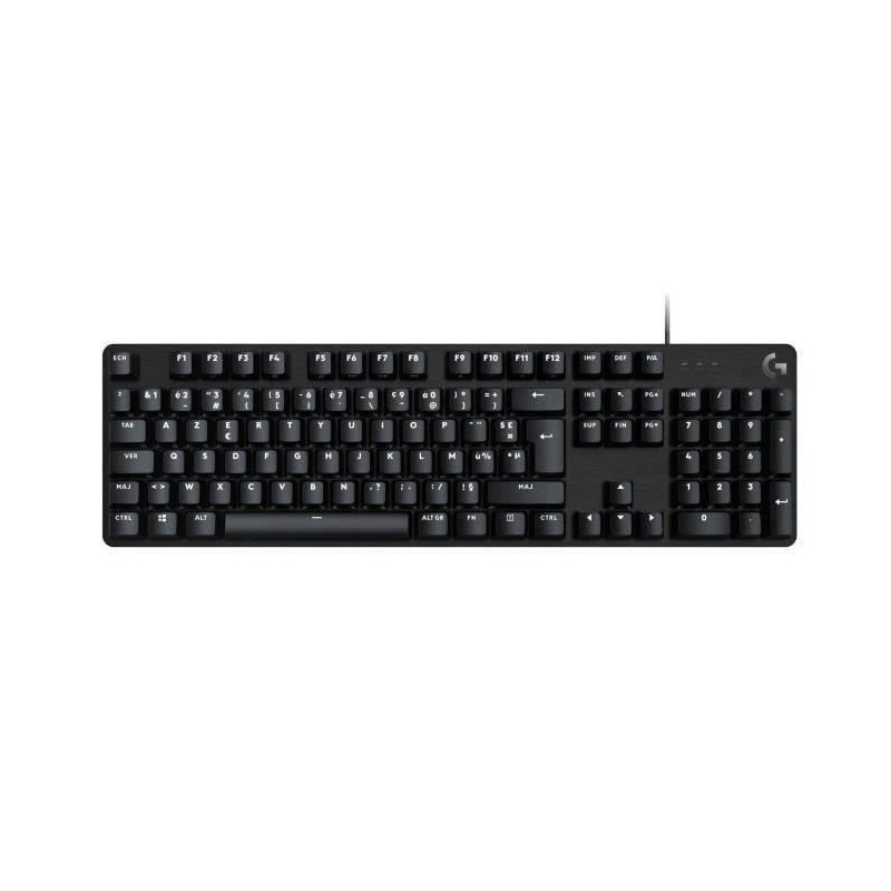 Logitech G - Mechanical gaming keyboard G413 is large - black aluminum