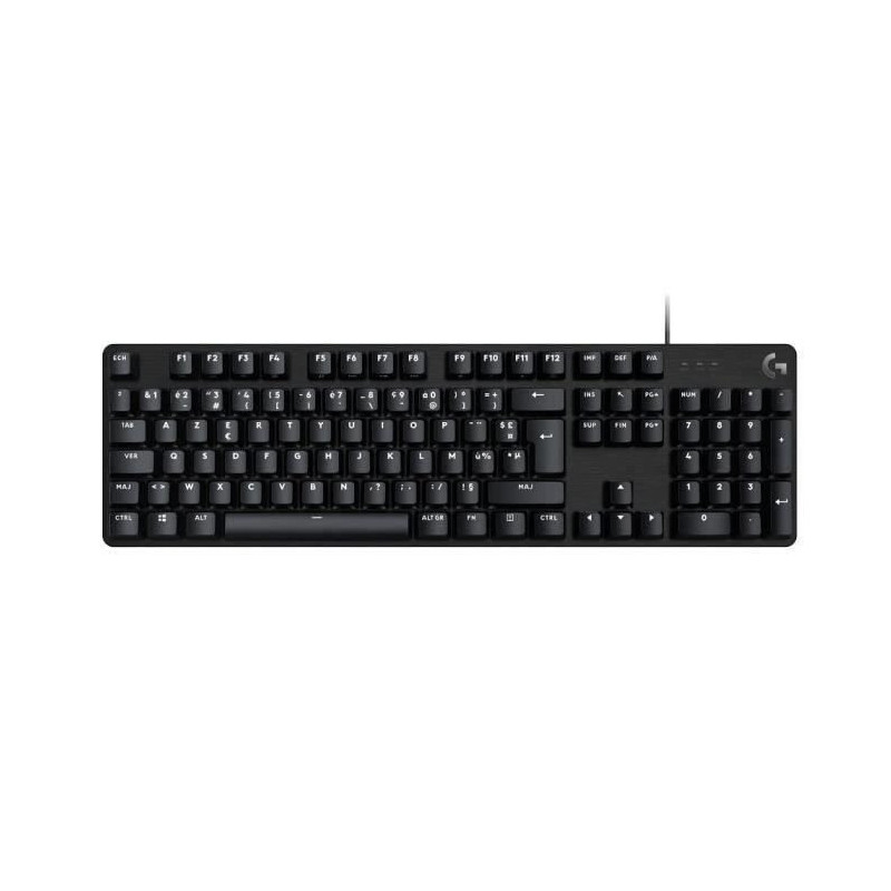 Logitech G - Mechanical gaming keyboard G413 is large - black aluminum