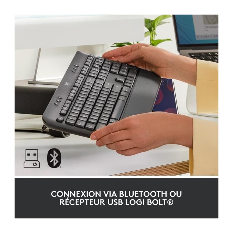 Logitech - Wireless keyboard - Entremonomic Entremoire with T -heads -
