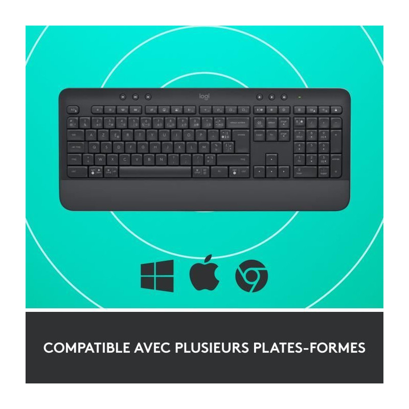 Logitech - Wireless keyboard - Entremonomic Entremoire with T -heads -