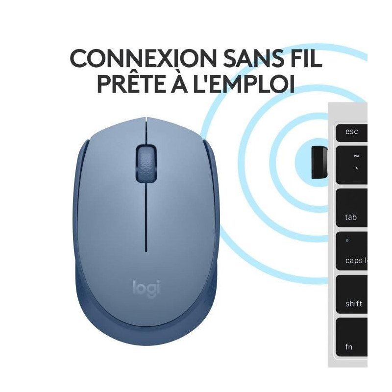 Logitech M171 Wireless mouse 2.4 GHz with mini -USB mini -receiver, op
