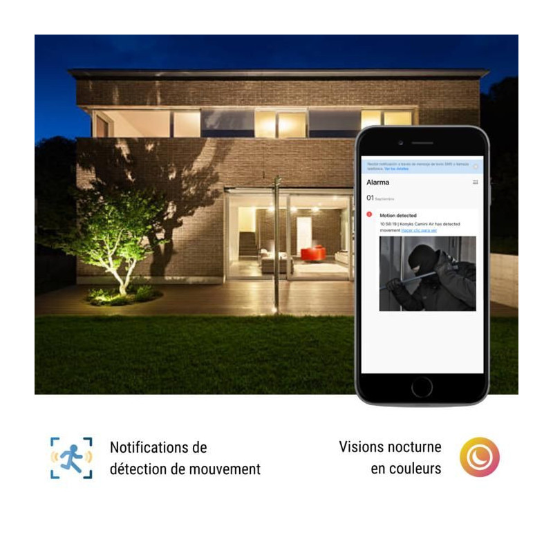 Konyks Camini Air 2 Solar Wireless Outdoor Surveillance Camera with So