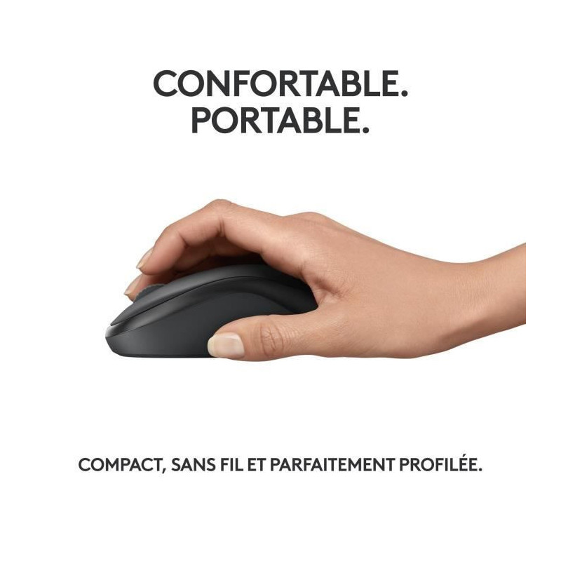 Logitech M240 mouse bluetooth, wireless, compact, portable, fluid moni