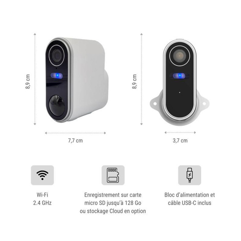 Konyks Camini Air 2 Solar Wireless Outdoor Surveillance Camera with So
