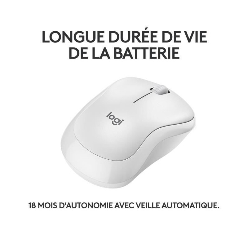 Logitech M240 mouse bluetooth, wireless, compact, portable, fluid foll