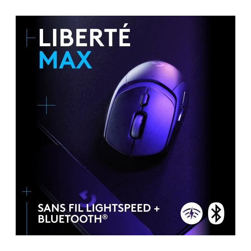 Logitech G309 LIGHTSPEED Wireless Mouse, Lightweight, LIGHTFORCE Hybri
