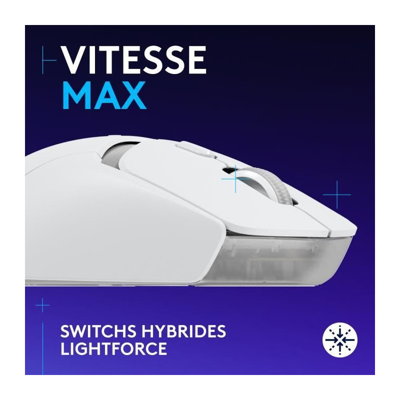 Logitech G309 LIGHTSPEED Wireless Mouse, Lightweight, LIGHTFORCE Hybri