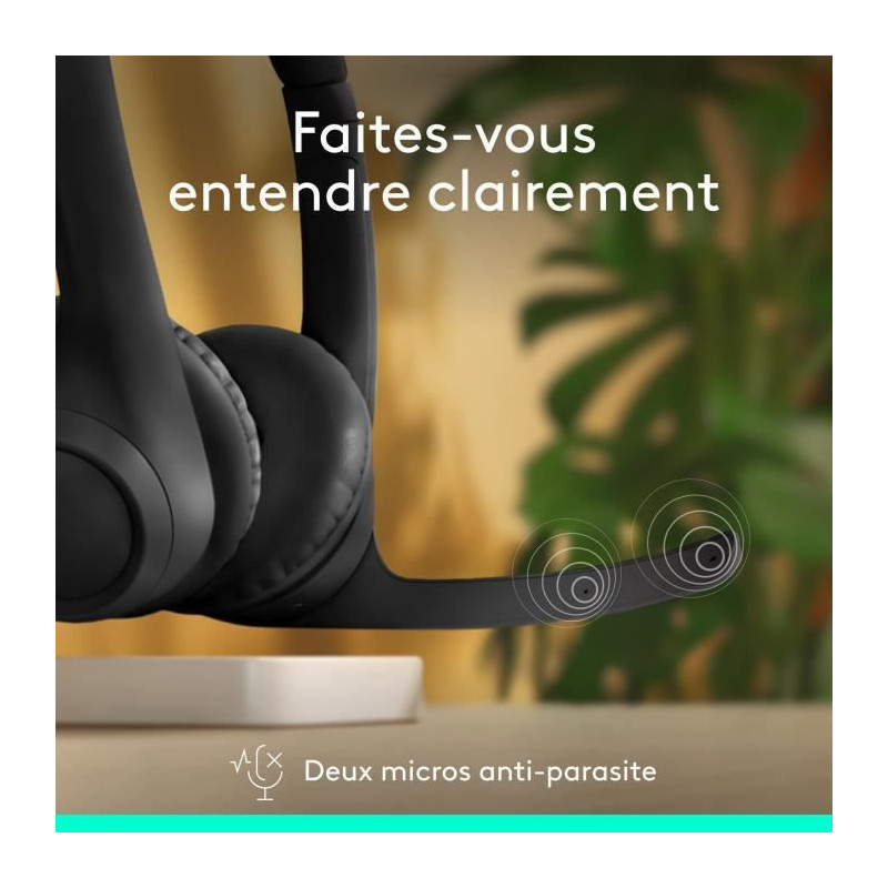 Logitech Zone 300 Bluetooth Wireless PC Headset with Noise-Cancelling