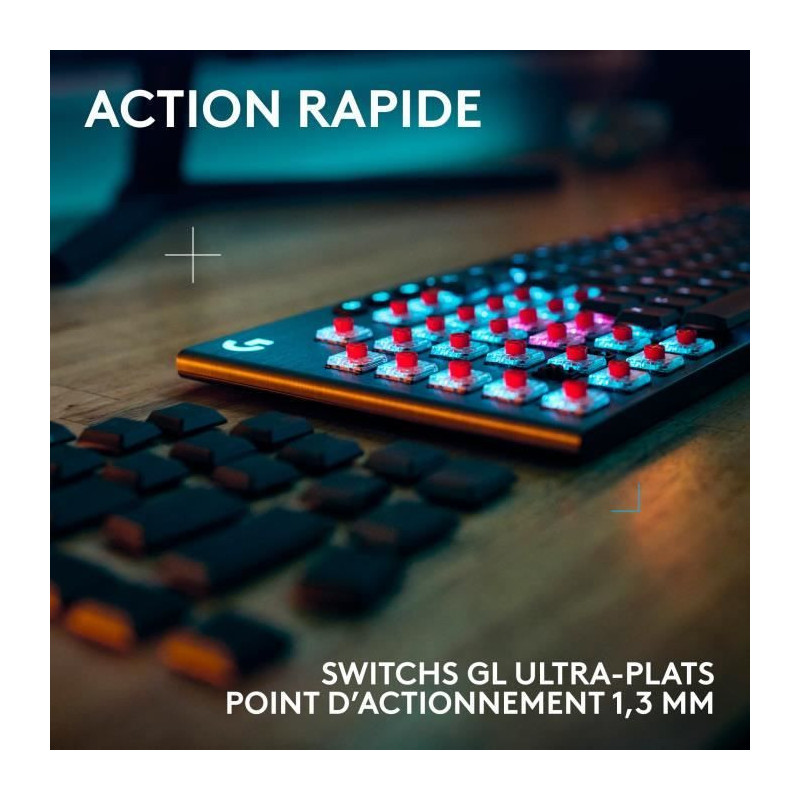 Gaming keyboard - wireless - Logitech G - G915 TKL X - Linear switch -
