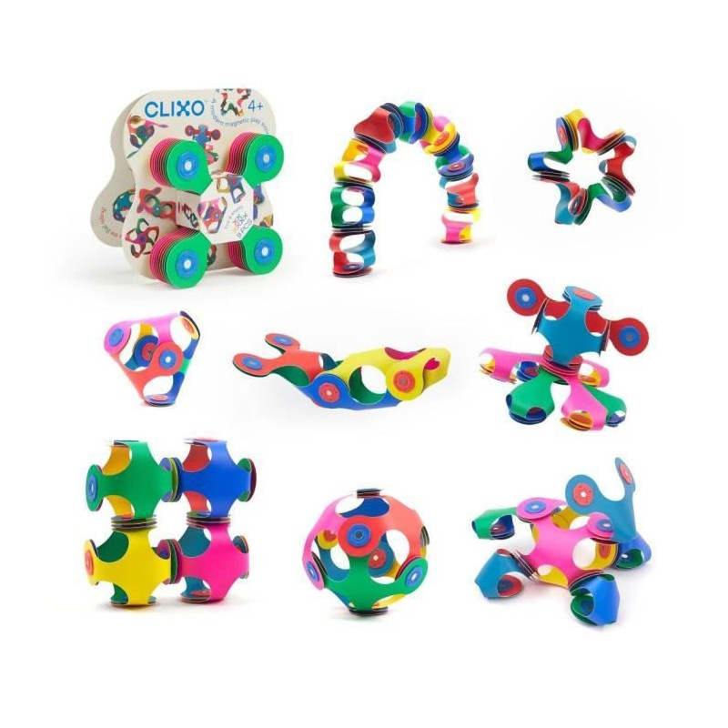 Tiny & Mighty CLIXO - GIPSY TOYS - Flexible, durable and imaginative m