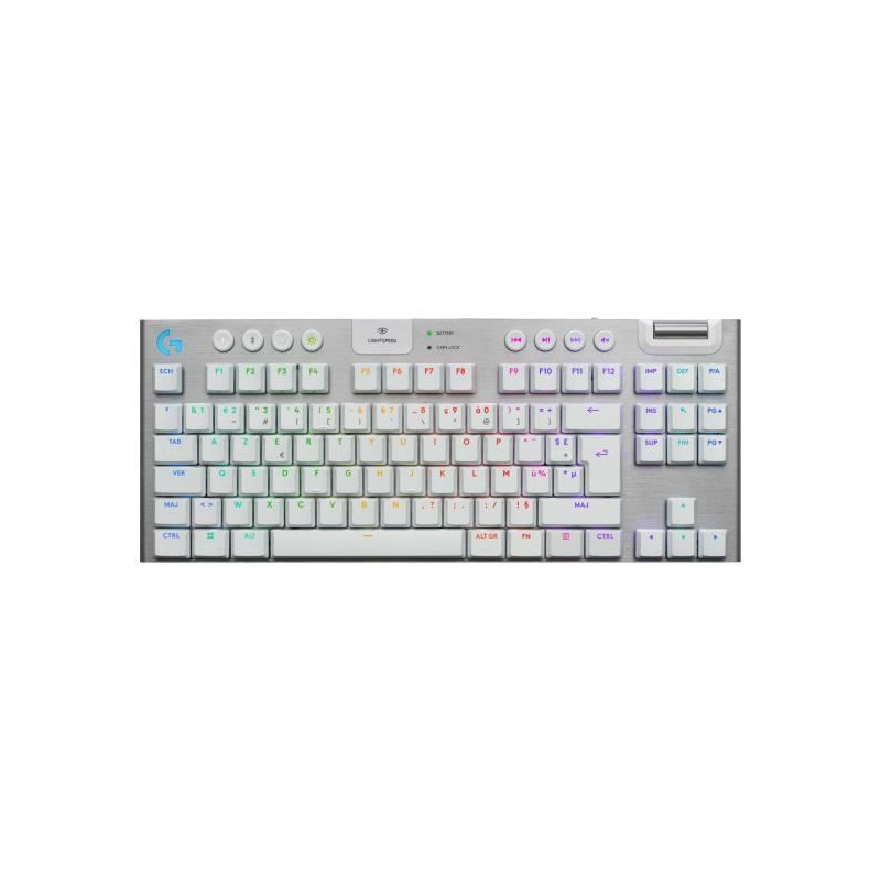 Gaming keyboard - wireless - Logitech G - G915 TKL X - Tactile switch