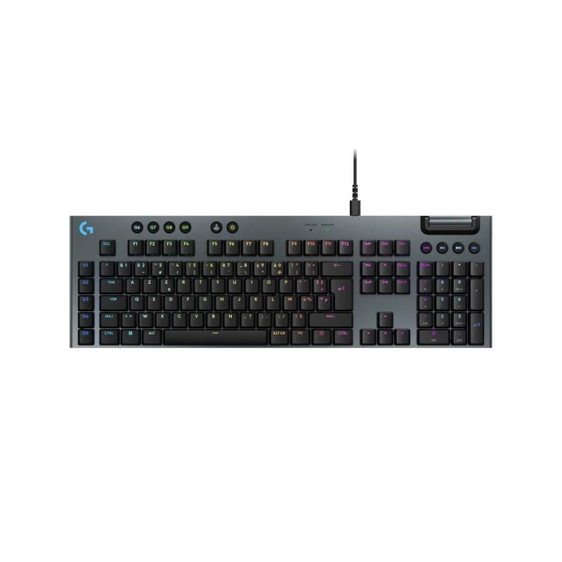 Gaming keyboard - wired - Logitech G - G915 X - Tactile switch - AZERT