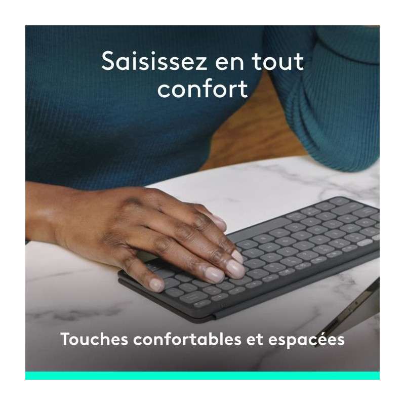 Logitech KEYS-TO-GO 2 Tablet Keyboard, UNIVERSAL BLUETOOTH KEYBOARD -