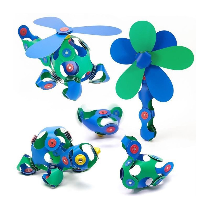Magnetic Construction Set - GIPSY TOYS - Crew Pack CLIXO - 30 pieces -