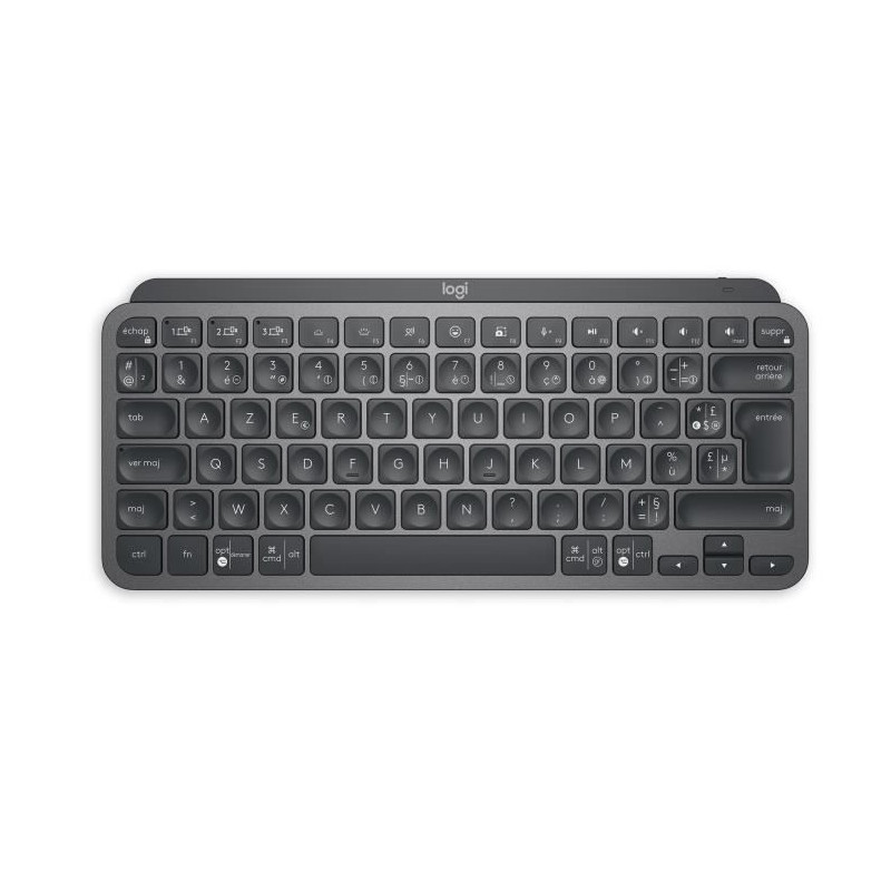 Logitech Wireless Keyboard - MX Keys Mini - GRAPHITE - Compact, Blueto