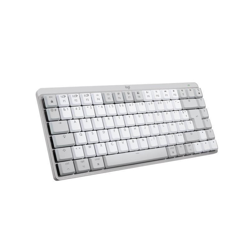 Logitech - Wireless keyboard for Mac - MX Mechanical Mini - Pale gray
