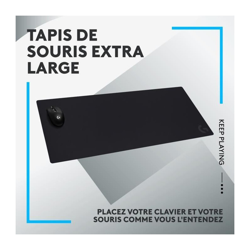 Gaming mouse mat - Logitech - G840 - Black