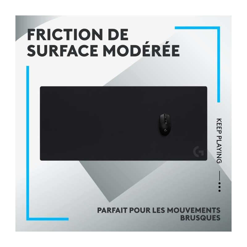 Gaming mouse mat - Logitech - G840 - Black