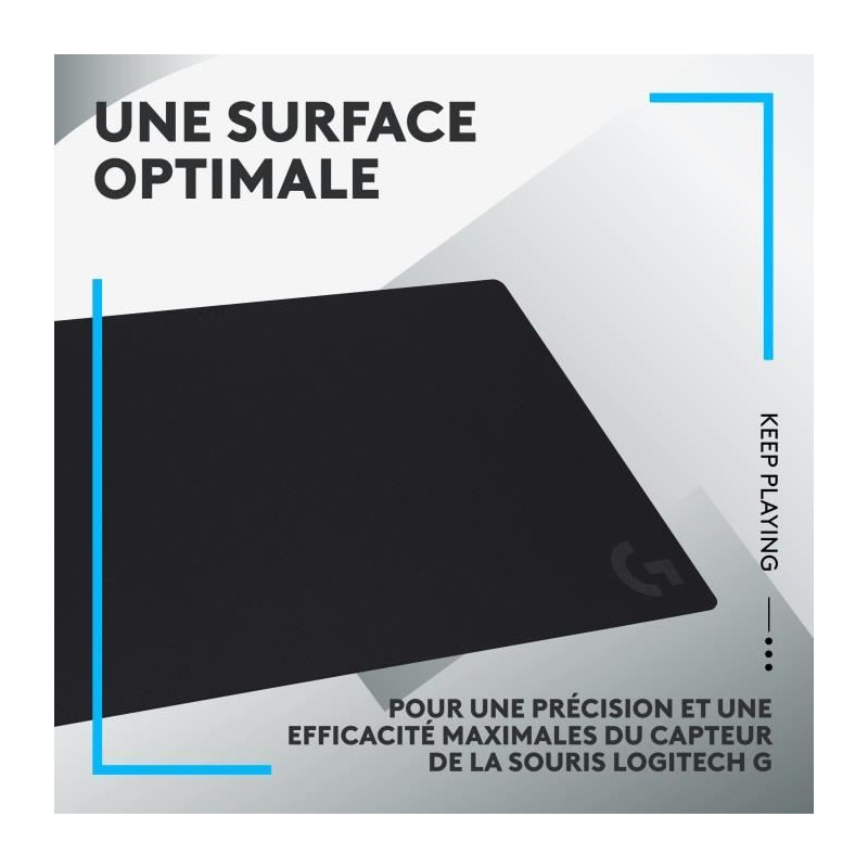 Gaming mouse mat - Logitech - G840 - Black