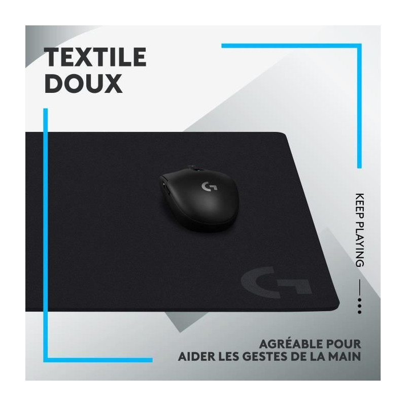 Gaming mouse mat - Logitech - G640 - Black