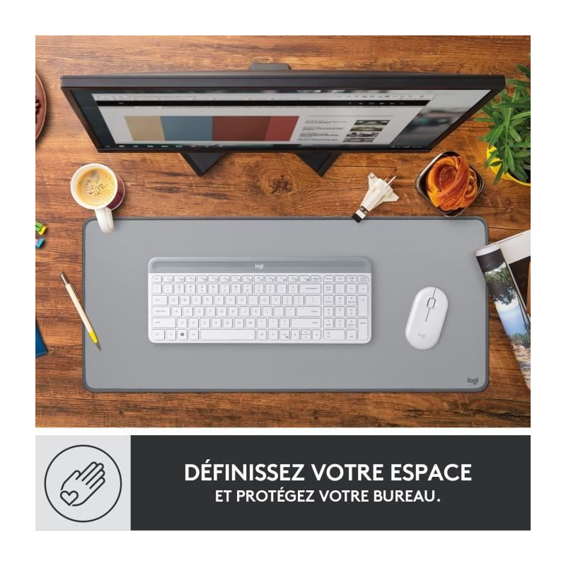 Large Desk Mat - Logitech Desk Mat - Studio Series, Multifunctional an