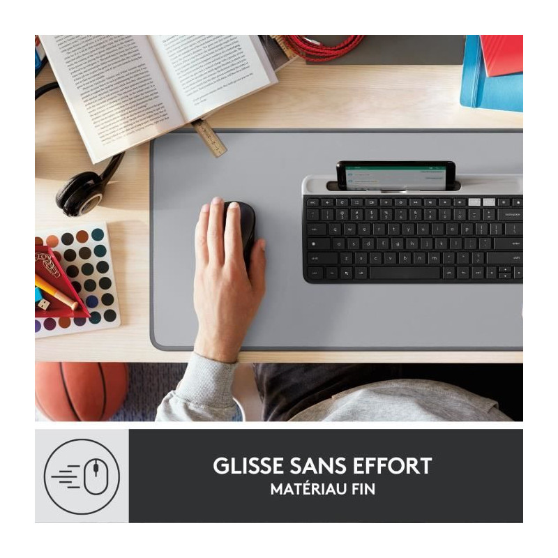 Large Desk Mat - Logitech Desk Mat - Studio Series, Multifunctional an