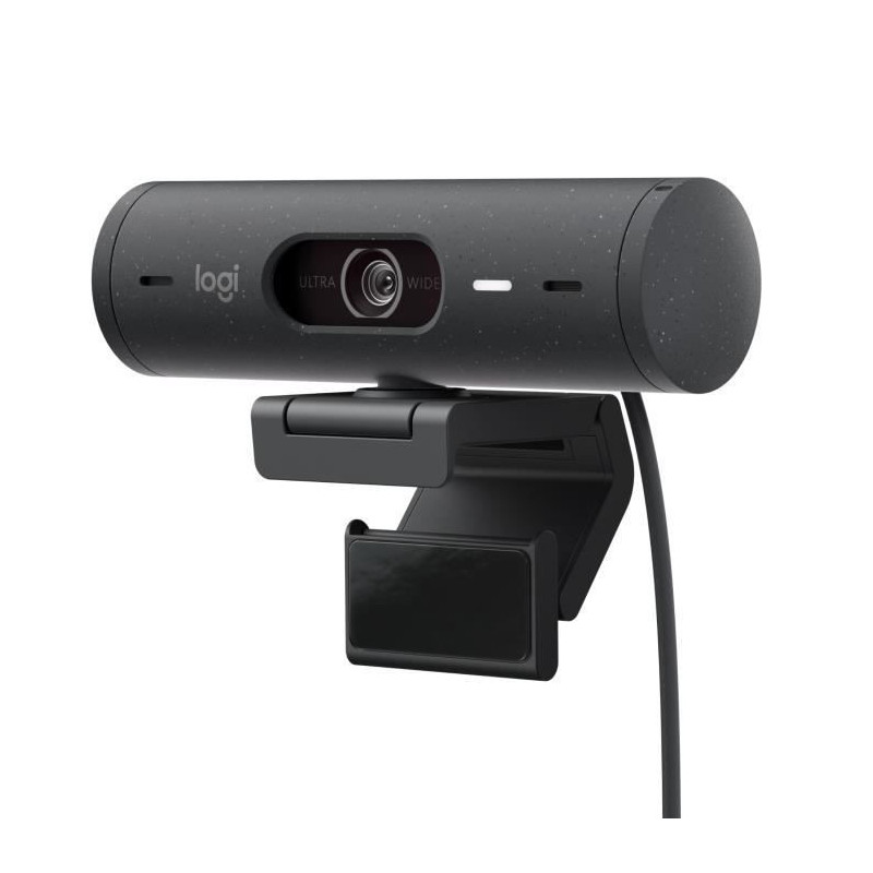 Logitech - Brio 500 HD webcam with Auto Expo - Graphite