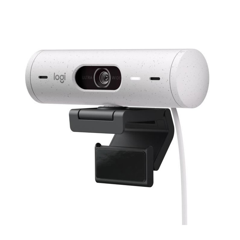 Logitech - Brio 500 webcam HD with Auto - White Expo