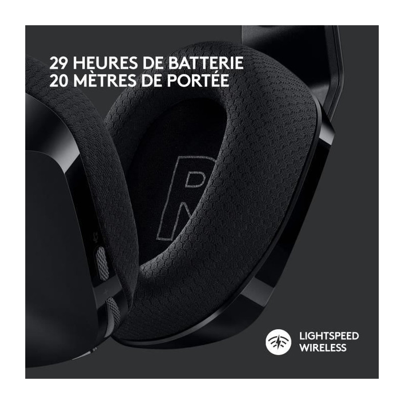 Gaming Headphones - Wireless - LOGITECH G - G733 LIGHTSPEED - Black