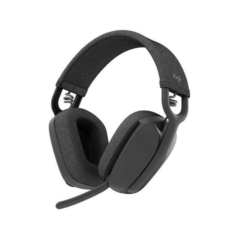 Logitech - Lightweight Wireless Listening Helmet with background micro