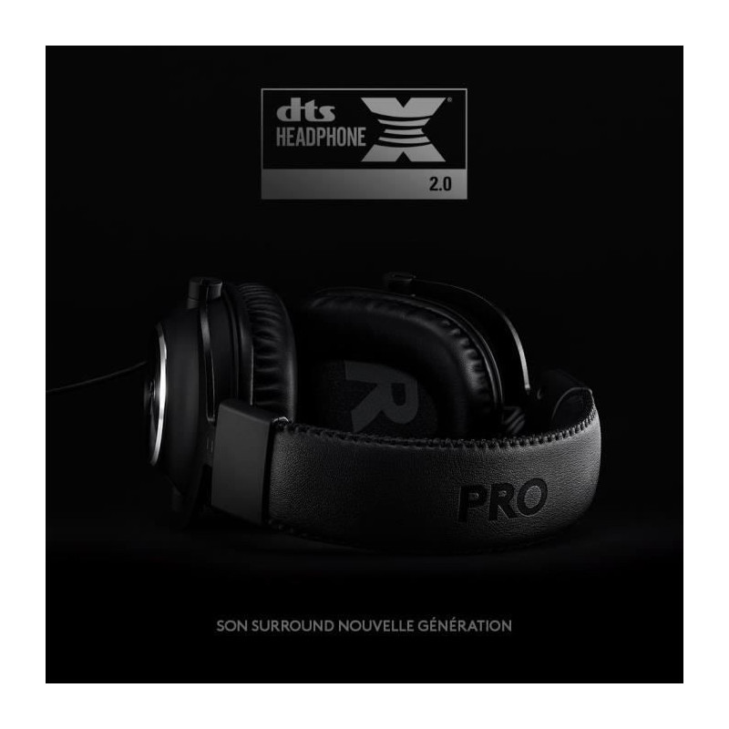 LOGITECH PRO X Gaming Headset Black