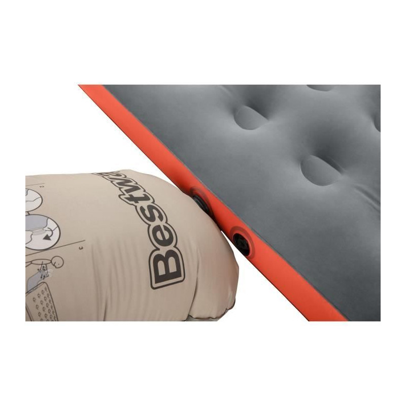 Bestway Roll & Relax Double Mattress 203x183x22 cm Inflatable and Camp