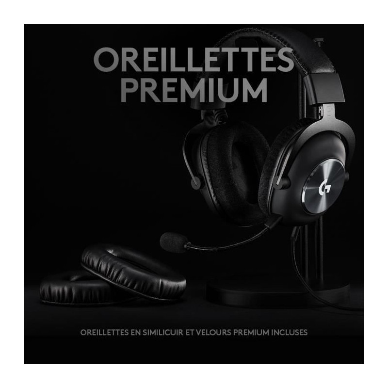 LOGITECH PRO X Gaming Headset Black