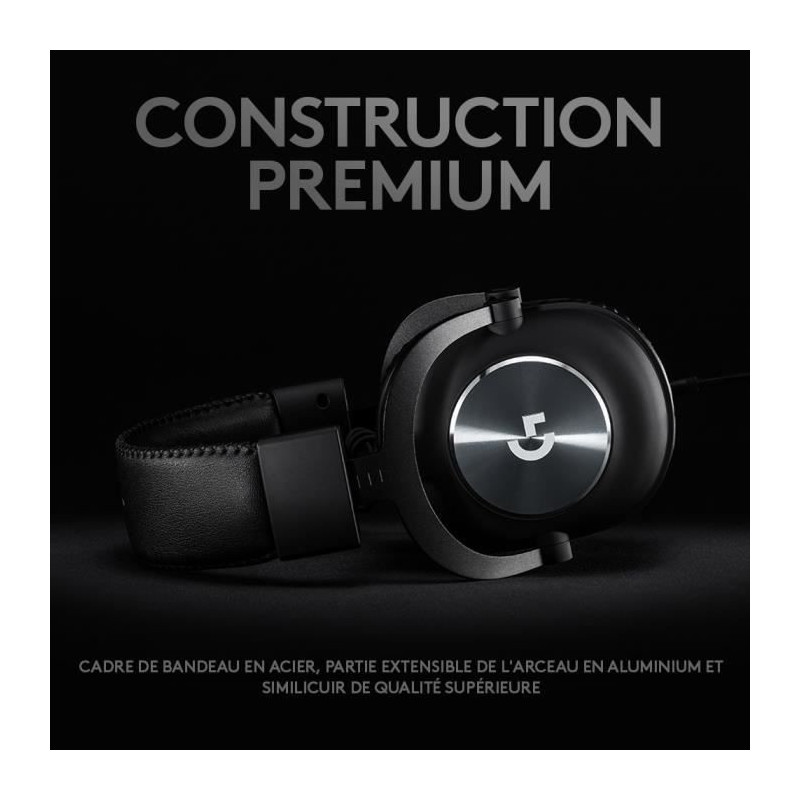 LOGITECH PRO X Gaming Headset Black
