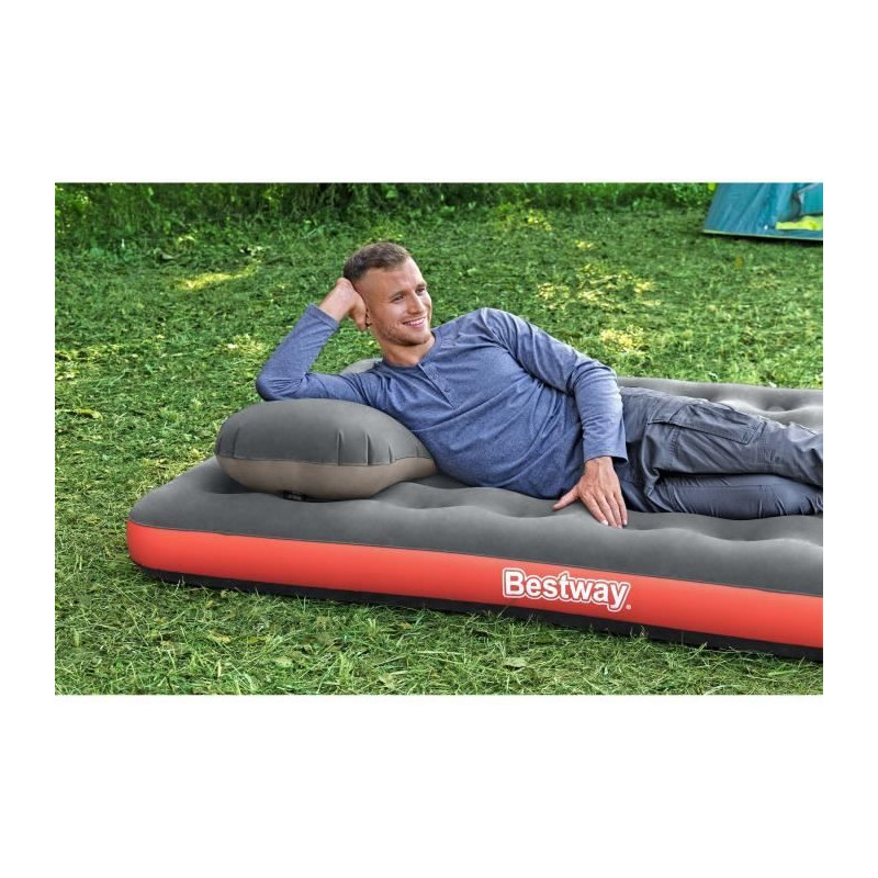Bestway Roll & Relax Double Mattress 203x183x22 cm Inflatable and Camp