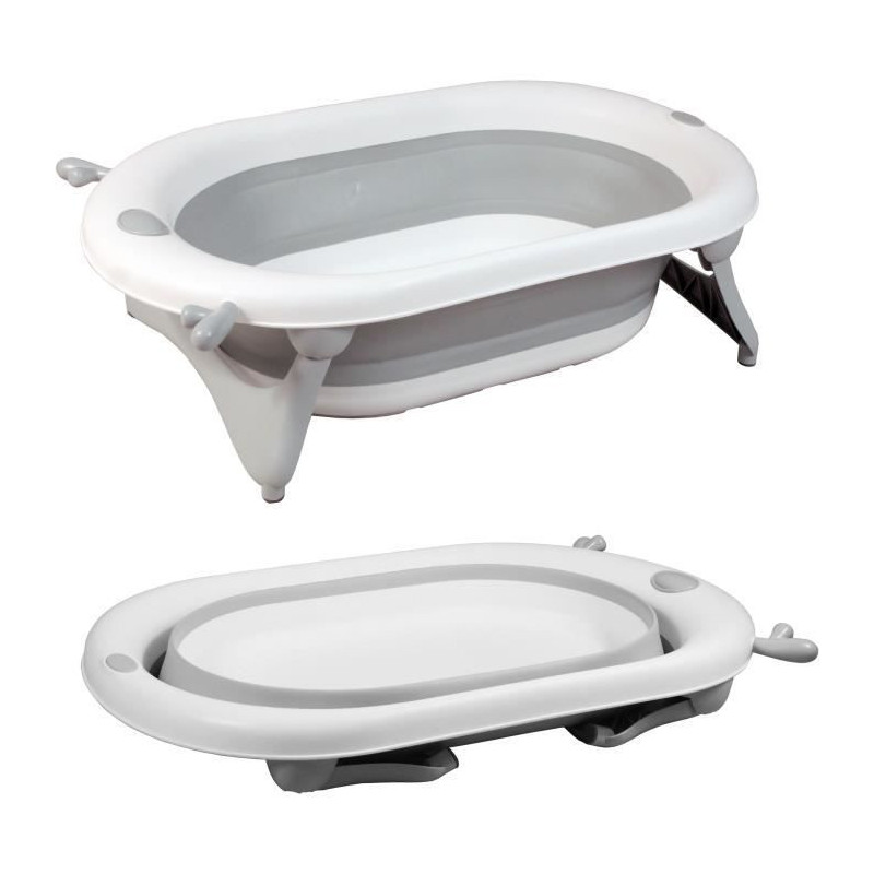 Folding bathtub - 23x80x49 cm - Grey white - LOOPING